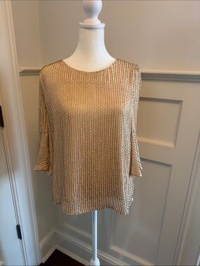 Festive beaded top